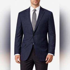 Michael Kors Navy Wool Sport Coat Blazer | Size 54L | Tsilored Luxury NWT